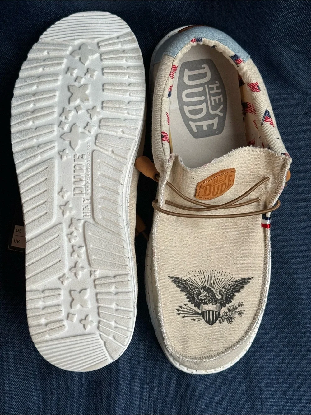 Size 12 - HEYDUDE Wally Americana Eagle Men's 12 NWT 40395-2DJ 2023